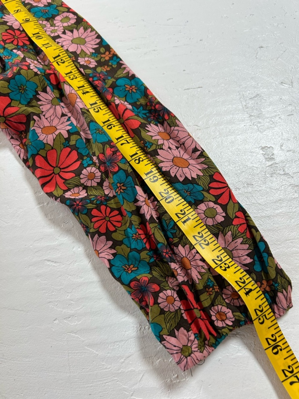 NATURAL LIFE Ansley Tunic Floral Button-Front Dress in Pink, Green & Red - Picture 14 of 15